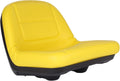 Zbox Mower Seat # GY20496 - Fits John Deere E130, G110, L100, L105, L107, L110 - Should Fit AUC11476, GY21210, GY20664 - Compatible With Some John Deere Tractor & Riding Mower Seat(Black & Yellow)