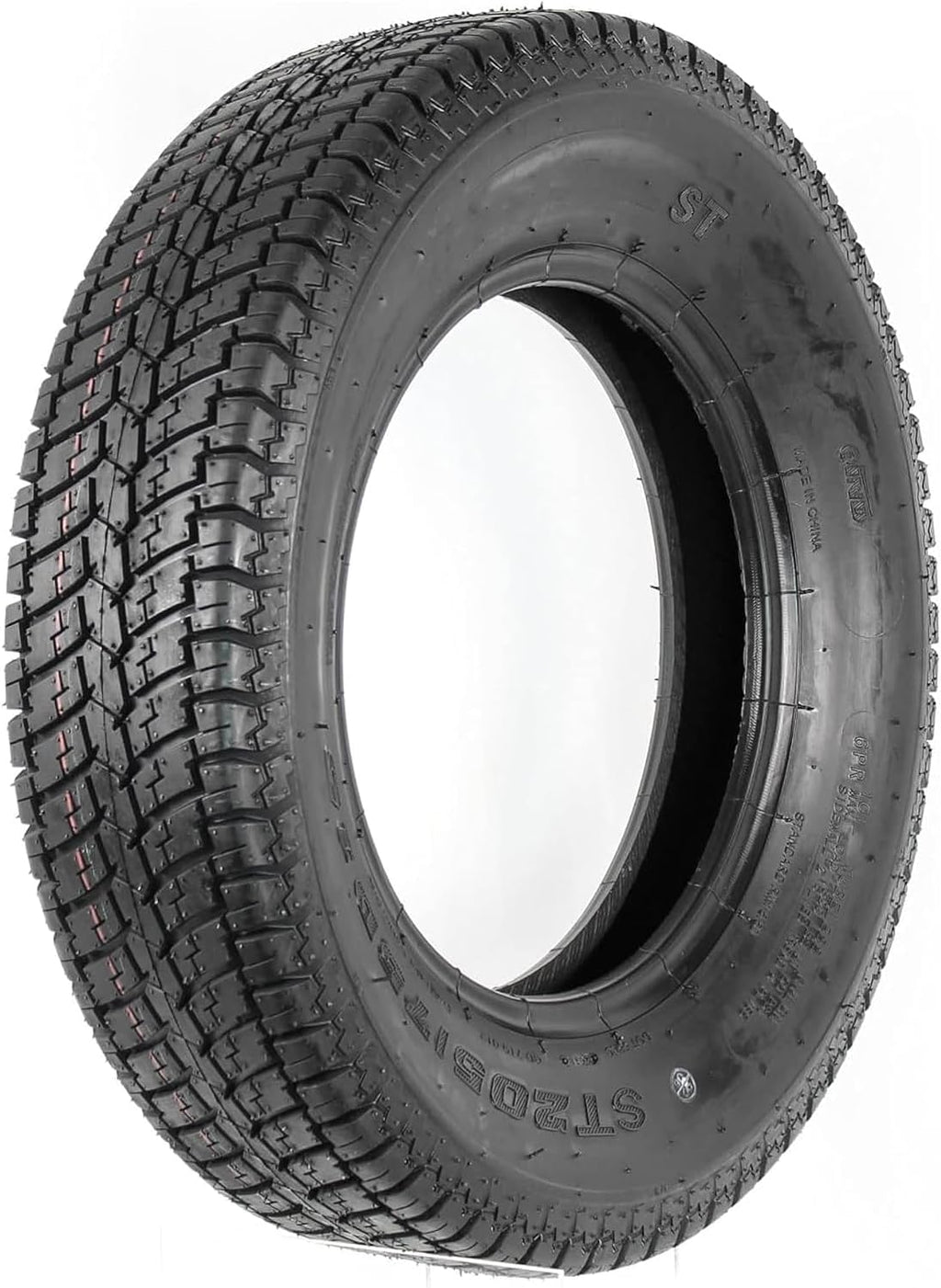 Trailer Tires ST175/80D13, 6PR Load Range C, 13in Fuel-Saving Design, 175 80 13, Set of 2