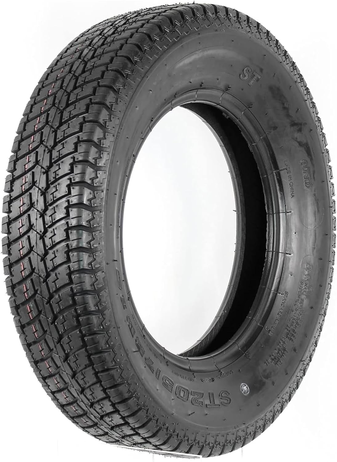 Trailer Tires ST175/80D13, 6PR Load Range C, 13in Fuel-Saving Design, 175 80 13, Set of 2