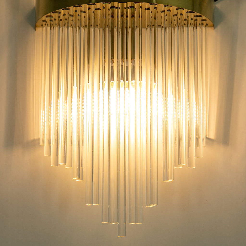 Modern Wall Mount Lamp Fixtures Hotel Restaurant Household Simple Crystal Light  110V 40W 21.25*9.05 in for The Kitchen, Hallway, Living Room
