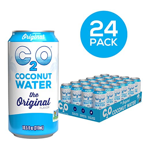 C2O Original Coconut Water, 10.5 FL OZ (24 Pack)