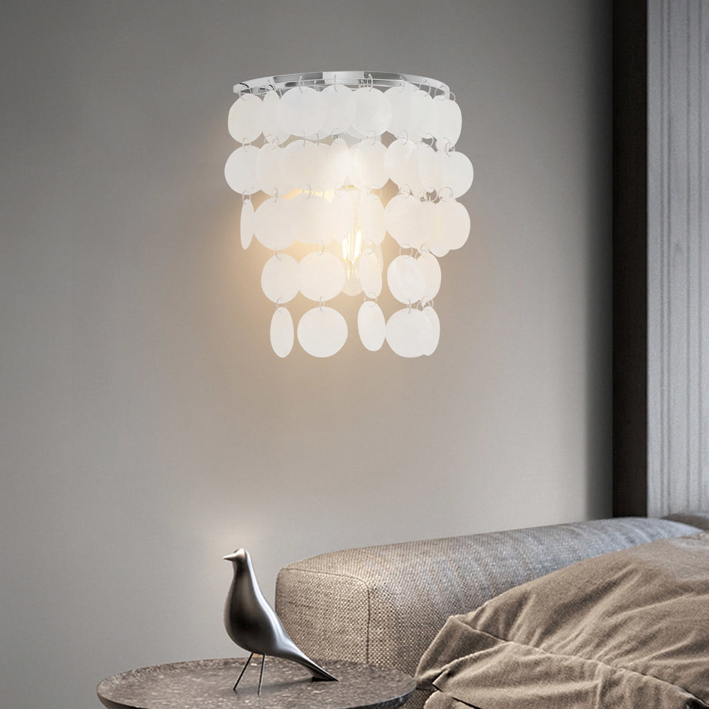 Modern Dimmable Design Wall Mount Semi-cylinder Lighting Fixture Silver Wall Sconce for Living Rooms