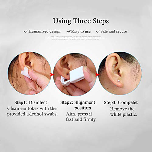 Self Ear Piercing Gun Self Ear Piercing Kit Safety Ear Piercing Gun Kit Tool with Earring Studs