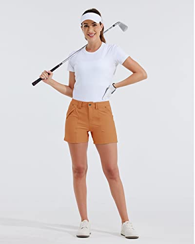 Willit Women's Golf Hiking Shorts Quick Dry Athletic Casual Summer Shorts with Pockets Water Resistant 4.5 in