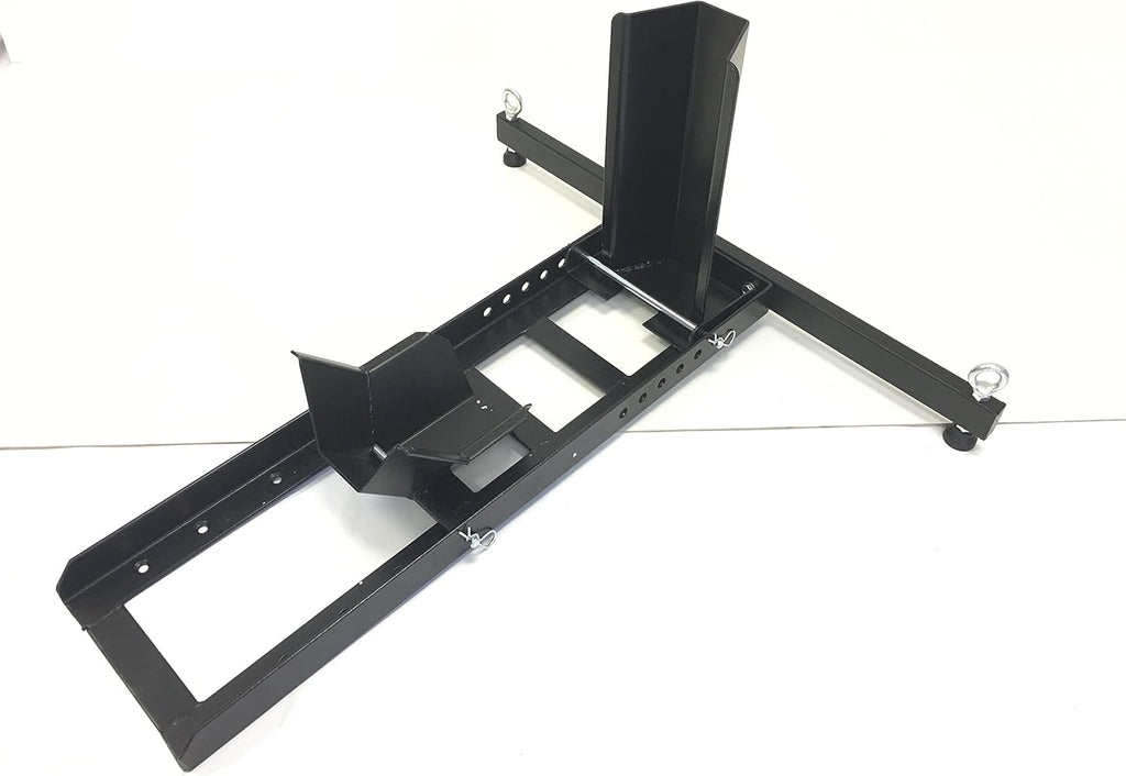 MaxxHaul 70271 Adjustable Motorcycle Wheel Chock Stand Heavy Duty 1800lb Weight Capacity