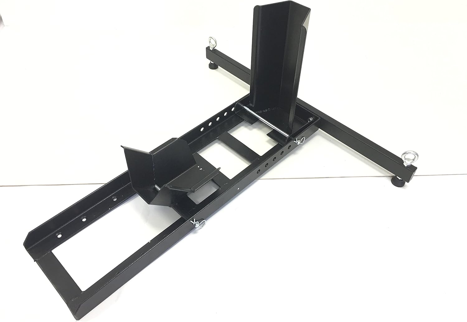 MaxxHaul 70271 Adjustable Motorcycle Wheel Chock Stand Heavy Duty 1800lb Weight Capacity