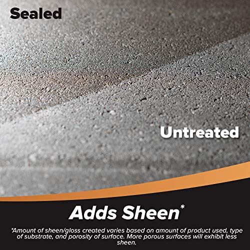Gloss, Wet Look Patio Paver Sealer, 1 gal - Clear Water-Based Sealant for Natural Stone Surfaces