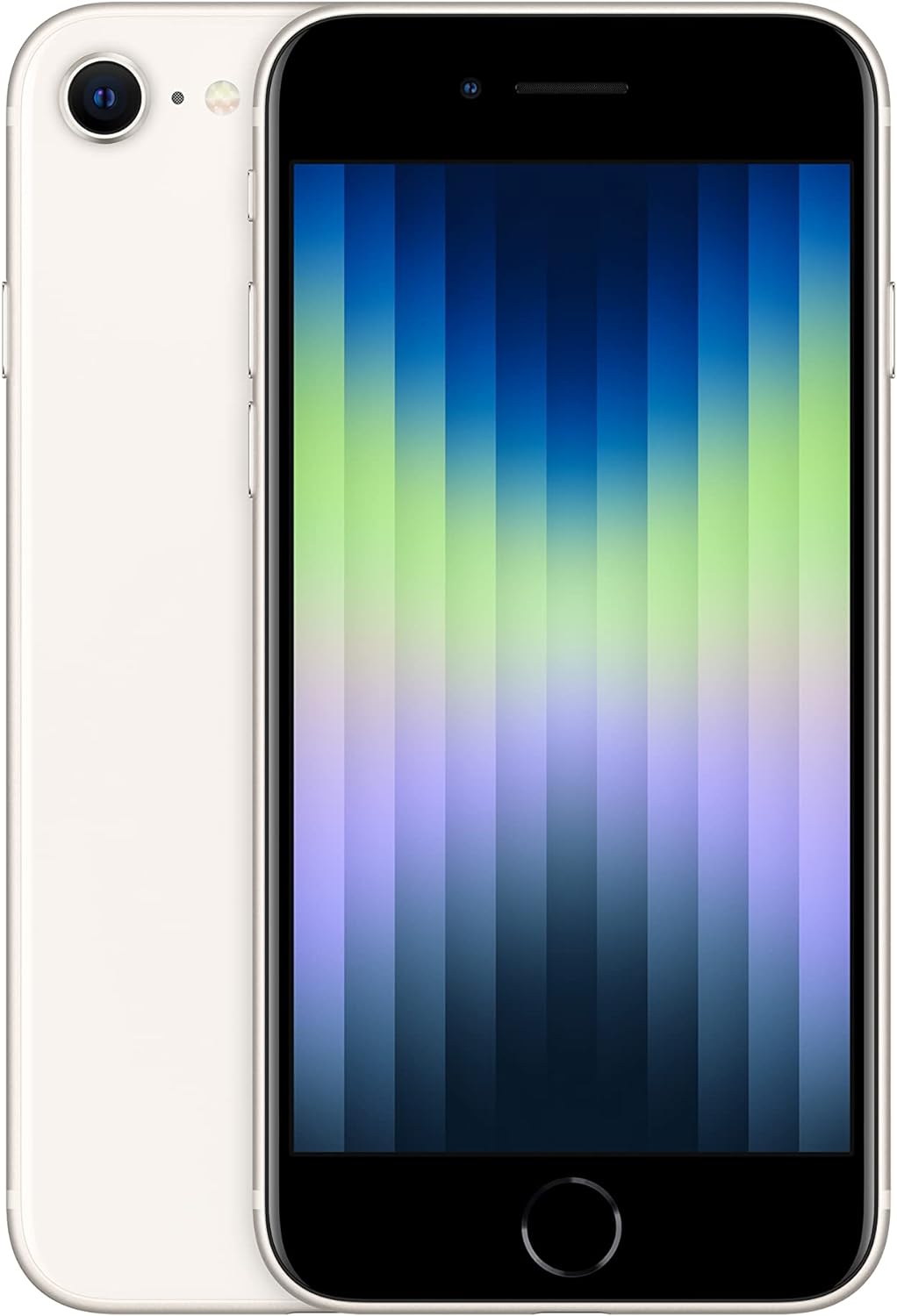 Tracfone Apple iPhone SE 5G (3rd Generation), 64GB, White - Prepaid Smartphone (Locked)