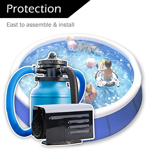 RunNico Pool Pump Covers for Outside Units - ABS Adjustable Pool Pump Motor Cover - Swimming Pool Motor Cover for Above Ground Protection