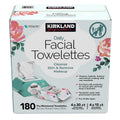 Kirkland Signature Daily Facial Towelettes, 180 Count