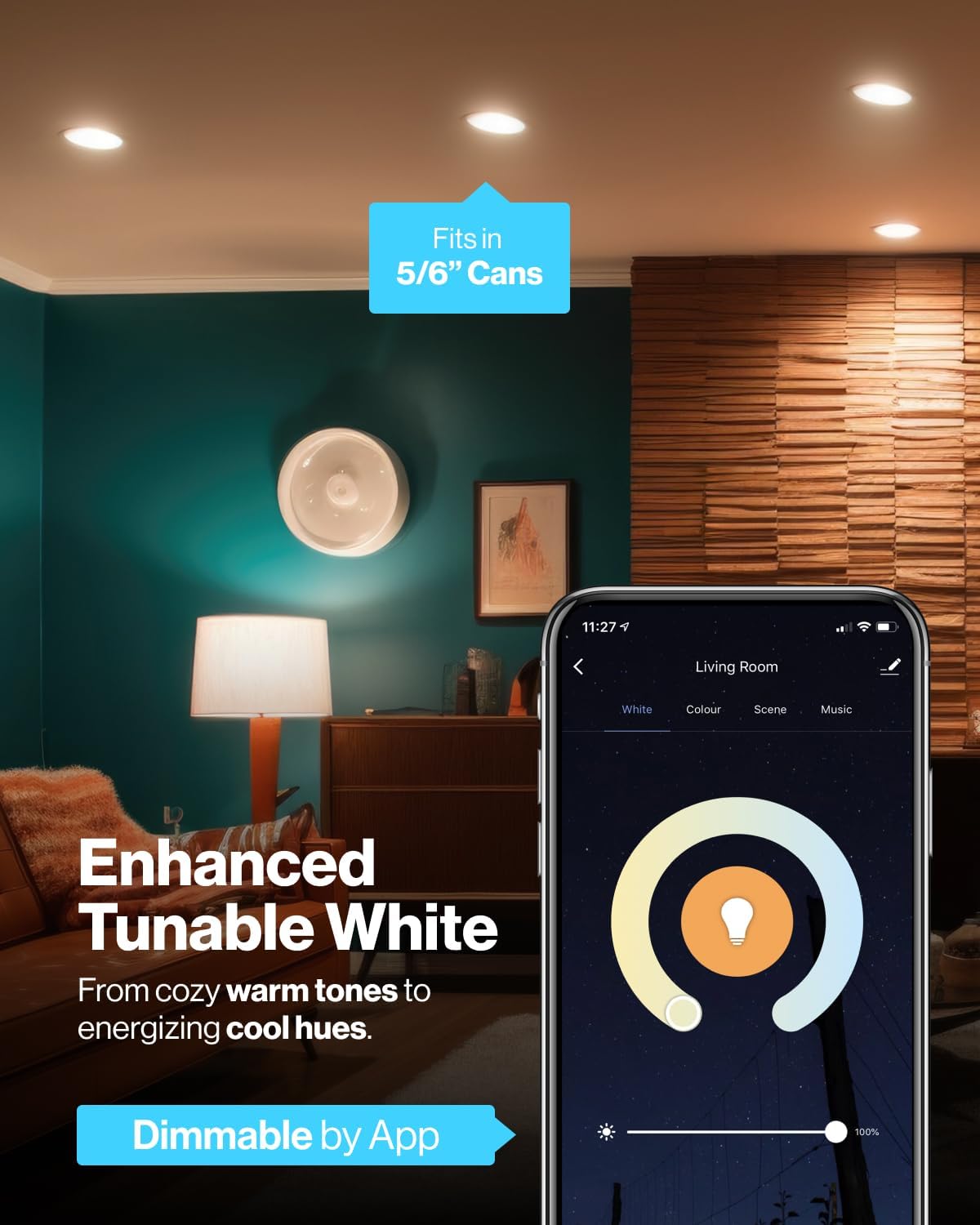 Sunco Lighting BR30 Alexa Smart Flood Light Bulb, Color Changing LED Recessed WiFi Bulb 8W, RGB CW, Dimmable, 650 LM, Compatible with Alexa & Google Assistant, E26 Base, No Hub Required, 10 Pack