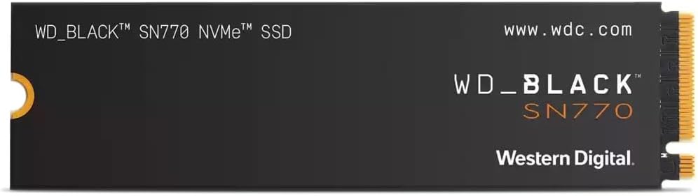 WD_BLACK 2TB SN770 NVMe Internal Gaming SSD, Gen4 PCIe, M.2 2280, Up to 5,150 MB/s