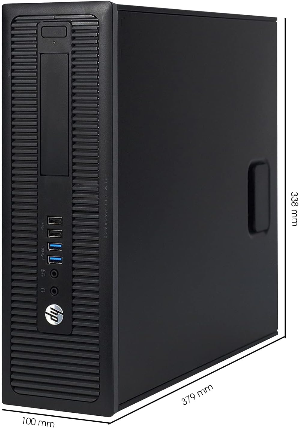 HP EliteDesk Desktop Computer PC, Intel Core i5 4th Gen Processor, 8GB RAM, 500GB HDD, MTG New 20 inch LED Monitor, RGB Speaker and Keyboard Mouse, WiFi Windows 10 Pro 64-Bit (Renewed)