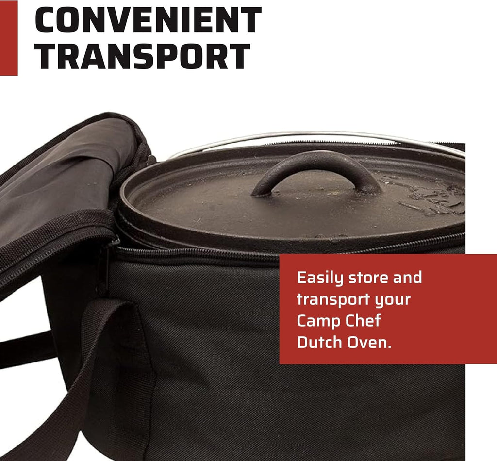 Camp Chef Dutch Oven Carry Bag - Carry Bag for Dutch Oven Accessories & Camping Gear - 12"
