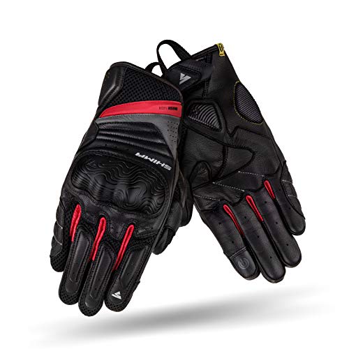 SHIMA Rush Motorcycle Gloves - Breathable Reinforced City Summer Touchscreen Biker Riding Gloves with Protectors