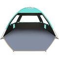 Gorich Beach Tent, Beach Shade Tent for 3/4-5/6-7/8-10 Person with UPF 50+ UV Protection, Portable Beach Tent Sun Shelter Canopy, Lightweight & Easy Setup Cabana Beach Tent