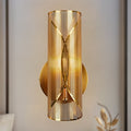 Modern Curved Elegance Rounded Perforated Metal Canopy Sconce,Wall Lights for Living Room,Outdoor Wall Lam,Kitchen Wall Sconce,Gold Sconces Bathroom,Bedroom Wall Light Sconces (1-Light)