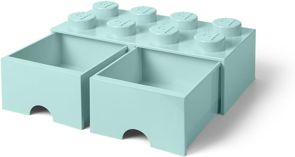 LEGO Aqua Light Blue Brick Drawer 8