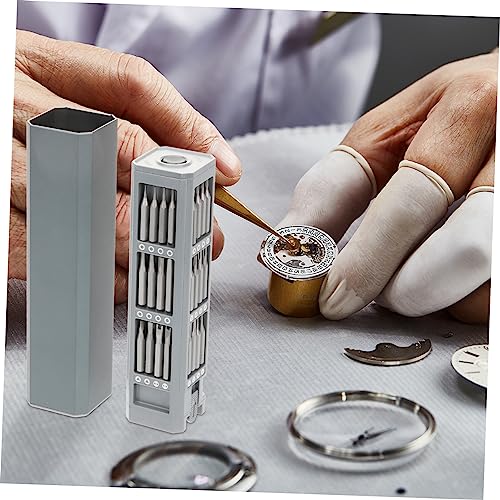 jojofuny 1 Set Precision Screwdriver Driver Watch Hand Tool Watch Repair Tools Hex Screwdriver Kit Eyeglass Screwdriver Hexagon Screwdriver Eyeglass Repair Kit Model Kit Tools