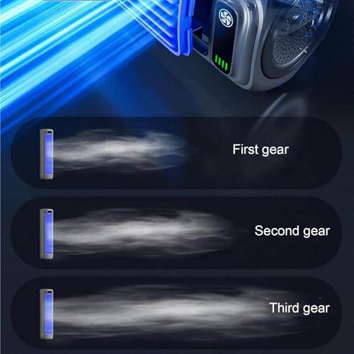 Serum Cooling Ace, Portable Air Conditioner Fan Quiet, with 3 Speeds LED Display, Portable A/C USB charging, 24h Long-Lasting Battery Life -0203,Apricotwhite-25