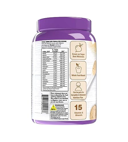 Bluebonnet Nutrition Super Earth Brewers Yeast Powder, Super Food, Whole Food, Source for Vitamins, Great Tasting, Vegan, Vegetarian, Non GMO, Gluten Free, Soy Free, Milk Free, Kosher, 1 lb