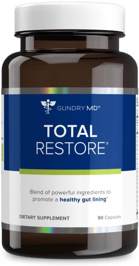 Gundry MD Bio Complete 3 and Total Restore Bundle - Prebiotic, Probiotic, Postbiotic to Support Optimal Gut Health