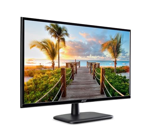 Acer EK220Q Abi 21.5" Full HD (1920 x 1080) VA Monitor | 75Hz Refresh Rate | 5ms Response Time | 1 HDMI & 1 VGA Port (HDMI Cable Included)
