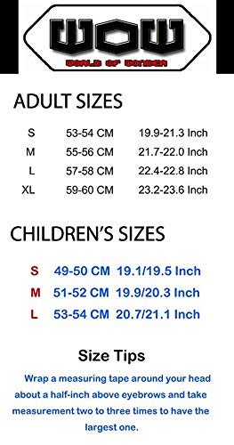 WOW Youth Kids Motocross BMX MX ATV Dirt Bike Moutain Helmet Storm Black