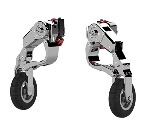 GLK | Comfort and Safe Riding Landing Gear GLX-FC209 Motorcycle Stand Accessories | With Foot Standing Wheel Operated by Electric Switch for BMW | Including Suspension, and Reduction Gear