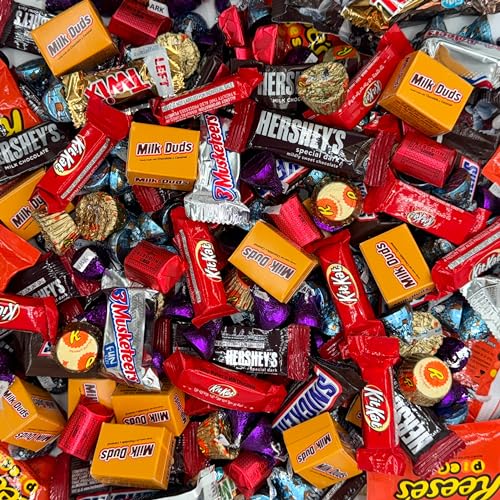 Bulk Chocolate Assortment Variety Pack - Chocolate Candy Variety Pack - 8 lb Bag of Mixed Bulk Chocolate, Milk Chocolate, Dark Chocolate, and more! Bulk Candy Mix for Candy Bags - Candy - Chocolate (8 LBS)