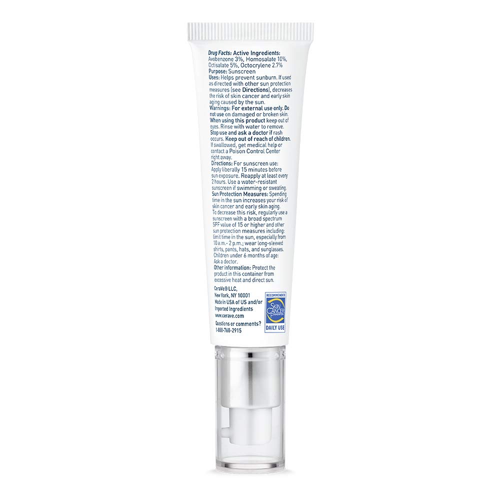 CeraVe Ultra-Light Moisturizing Lotion With SPF 30| Daily Face Moisturizer with SPF | Formulated with Hyaluronic Acid & Ceramides | Broad Spectrum SPF | Oil Free | Matte Finish | 1.7 Ounce