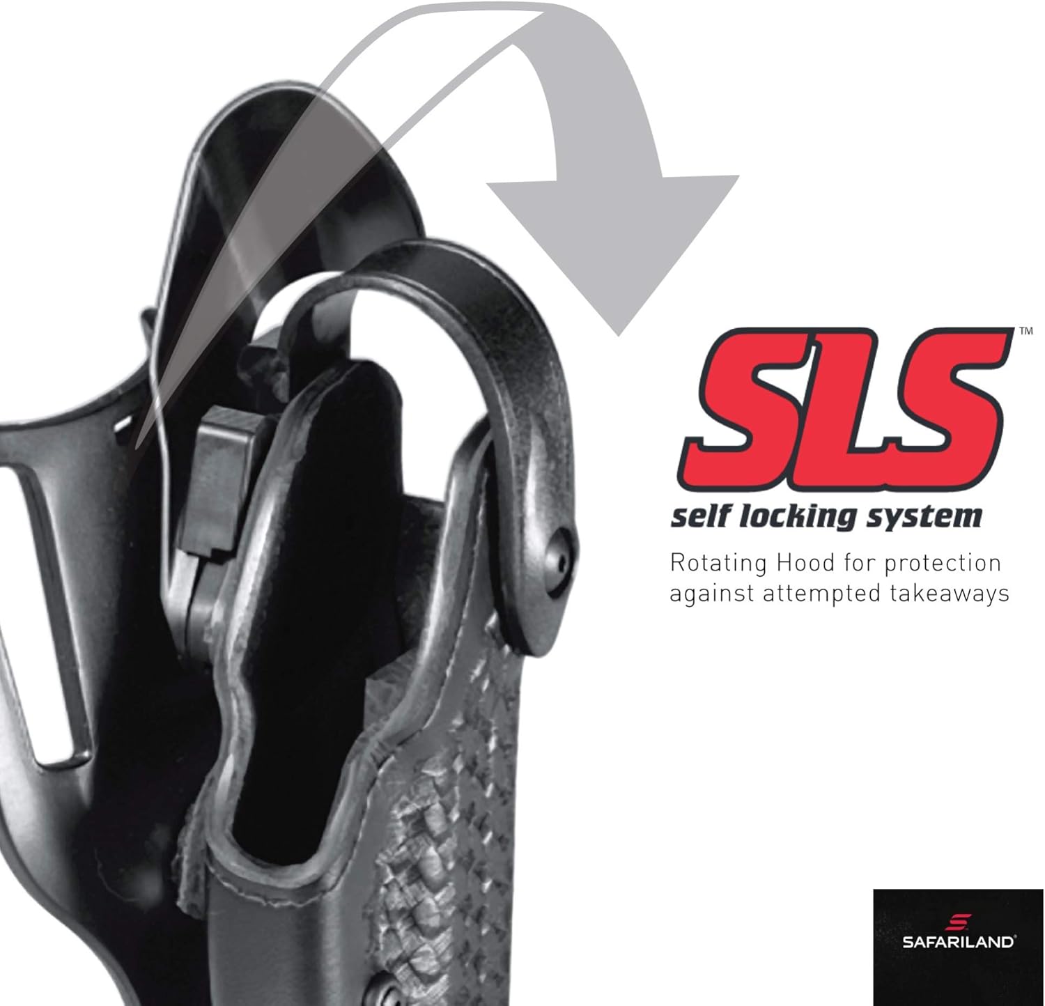 Safariland 6360 ALS/SLS Mid-Ride, Level 3 Retention Duty Holster, Sig Sauer P220, P226, Mid-Ride, Plain Black, Right Hand