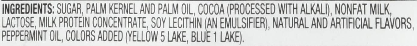 Andes Creme De Menthe Thin Mints - 2.5 Pounds of Bulk After Dinner Mints - Rectangular Chocolate Sandwich Mint Candies - 40 Oz Tub, 240 Count