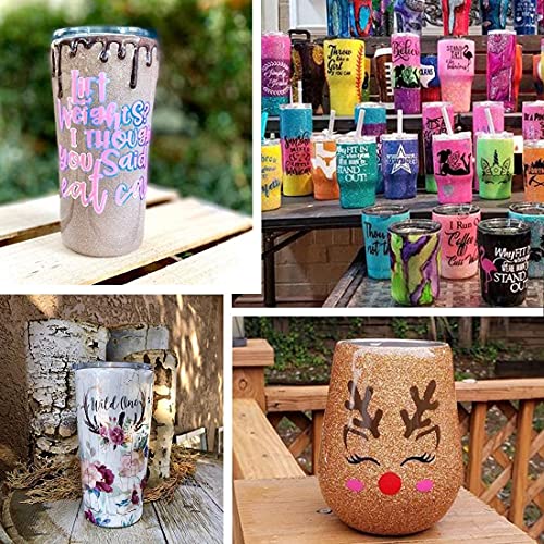 WAQONUY 4X Cup Turner for Tumblers,4 arms Multi Tumbler Spinner,DIY Cuptisserie Turner,Cup Spinner Machine Kit for Crafts Epoxy Tumbler