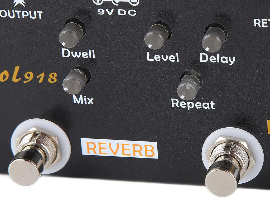 Multi Effects Guitar Pedal, 5 Mode Reverb Delay Fx LOOP Distortion Overdrive Guitar Tuning Accessories