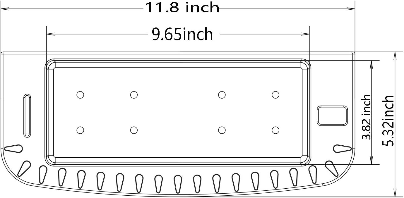 Brocraft Tool Holder for 90 Degree Boat Track System/Marine Caddy for Versatrack Track, Lund Sport Track,LOWE Track Sytem/Verstrack Boat Storage Box/Lund Boat 90 Degree Track Cockpit Organizer