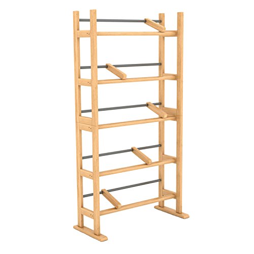 Atlantic Element Media Storage Rack - Holds Up to 230 CDs or 150 DVDs & Summit Media Storage Cabinet – Protects & Organizes Prized Music, Movie, Video Games or Memorabilia Collections