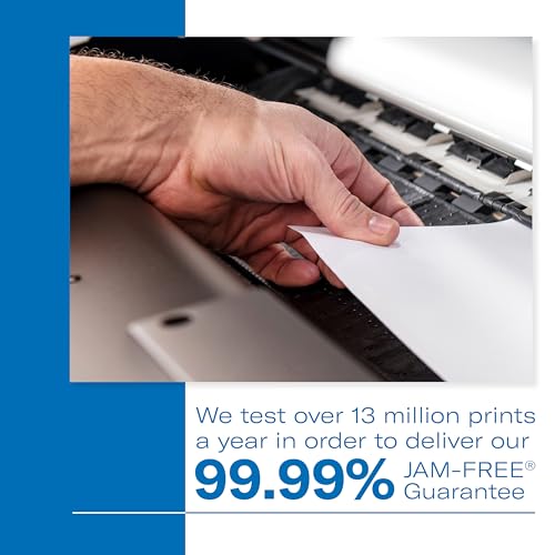 Hammermill Printer Paper, Premium Multipurpose Paper 24 lb, 8.5 x 11 - 5 Ream (2,500 Sheets) - 97 Bright, Made in the USA, 105810C