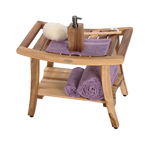 30 Inch, Teak Shower Bench, Teak Shower Stool, Shower Benches for Inside Shower, Teak Bench Shower, Teak Shower Seat, Wooden Shower Bench
