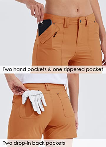Willit Women's Golf Hiking Shorts Quick Dry Athletic Casual Summer Shorts with Pockets Water Resistant 4.5 in