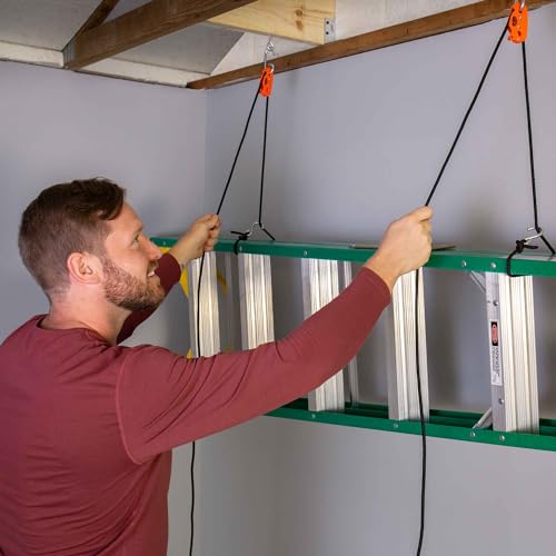 Tie Boss - 1/4 Inch, Medium Duty, (150 lbs Working Load Limit), Weather Resistant, Tie Down, Rope Tightening System, (w/15 ft Rope) (Pack of 1)