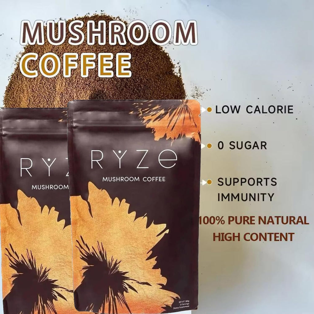 RYZE Mushroom Coffee Organic Mushroom Coffee New Organic Ryze Mushroom Coffee - 1 Pack