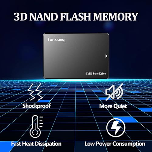 S101 4TB SSD SATA III 6Gb/s 2.5" Internal Solid State Drive, Read Speed up to 550MB/sec, Compatible with Laptop and PC Desktops(Black)