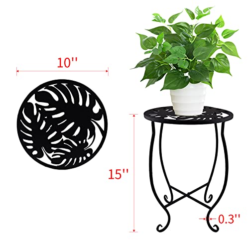 TLBTEK 2 pcs Indoor Planter Stand,Metal Plant Stands Outdoor ,Modern Flower Pot Stand Holder Rack Display for Home,Kitchen,Patio,Garden, Corner, Balcony and Bedroom