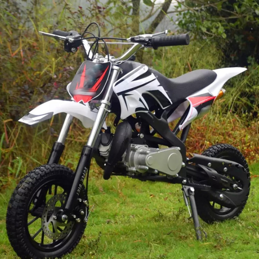49CC 2-Stroke Engine Motor Kit - Gasoline Engine for Mini Bike, ATV, Scooter - Single Cylinder, Air Cooled, Pull Start Racing Engine for Pocket Bikes and Dirt Bikes