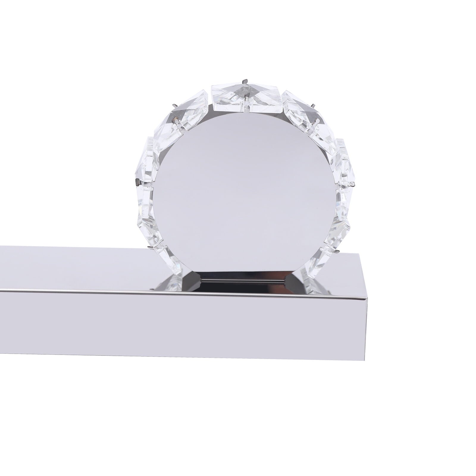 Modern LED Crystal Mirror Light Front Wall Lamp Bathroom Vanity Light Fixture for Bathroom, Mirror-front