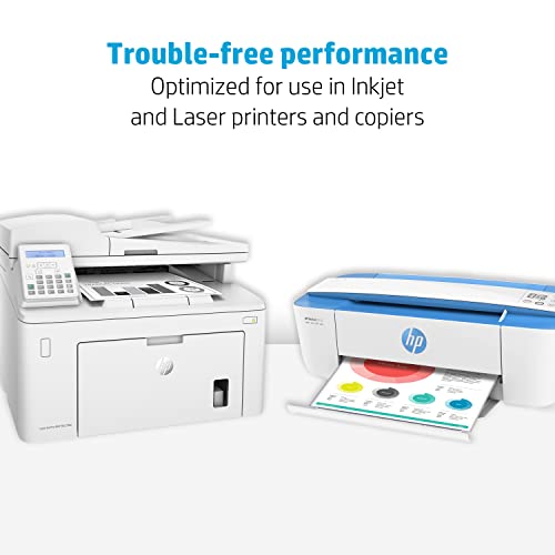 HP Printer Paper| 8.5 x 11 Paper | 30% Recycled Paper | 1 Ream - 500 Sheets | 92 Bright | Made in USA - FSC Certified |112100R