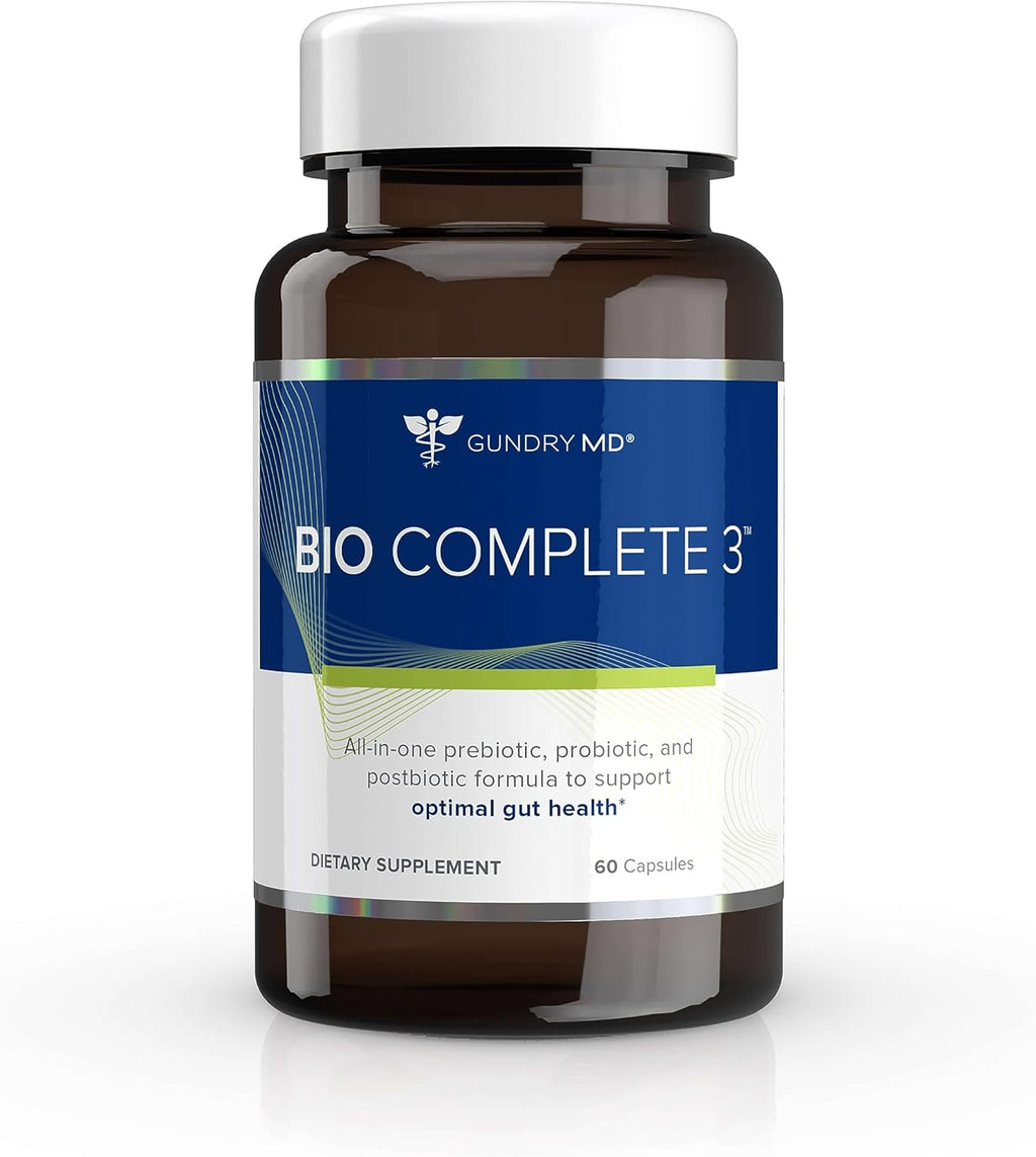 Gundry MD Bio Complete 3 and Total Restore Bundle - Prebiotic, Probiotic, Postbiotic to Support Optimal Gut Health