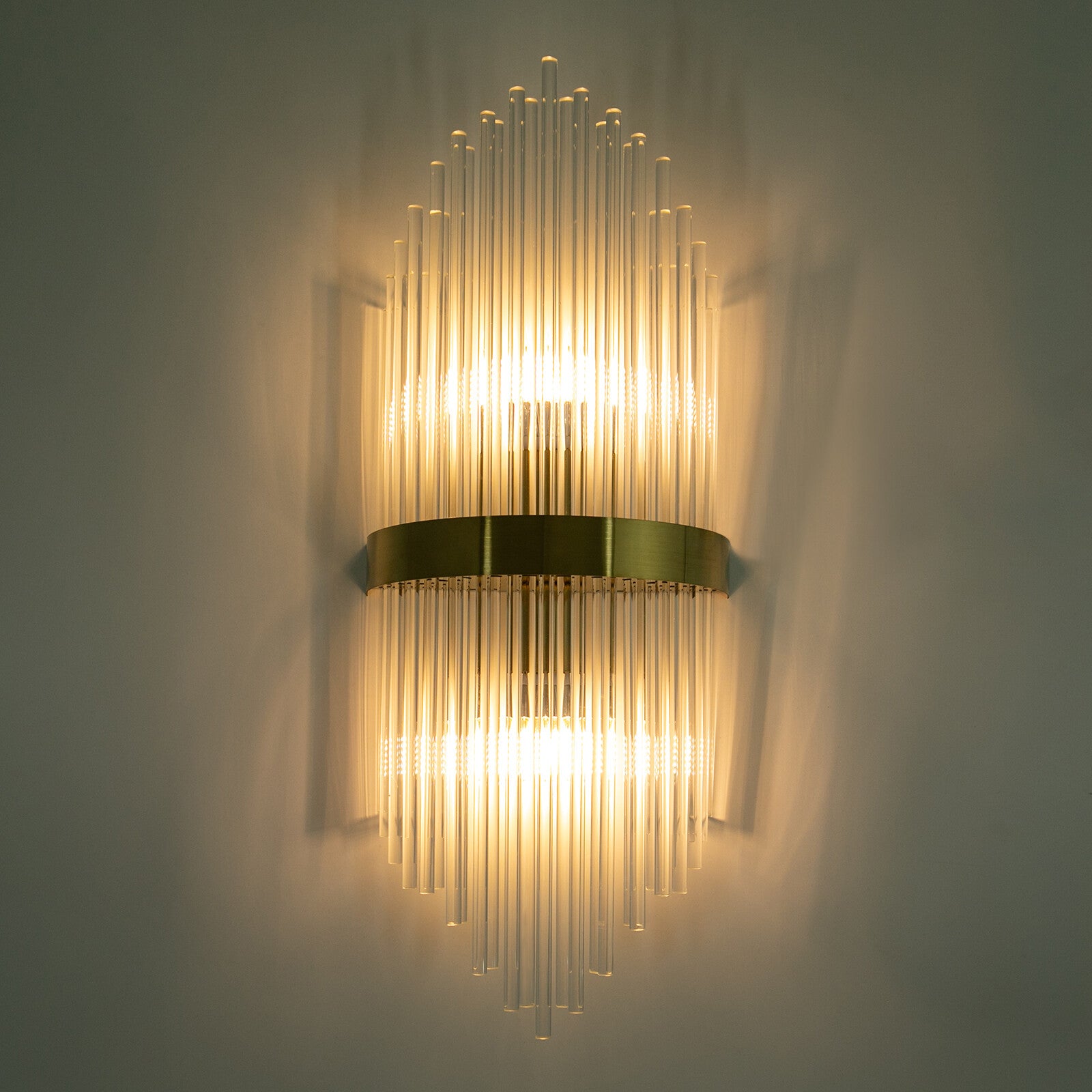 Modern Wall Mount Lamp Fixtures Hotel Restaurant Household Simple Crystal Light  110V 40W 21.25*9.05 in for The Kitchen, Hallway, Living Room