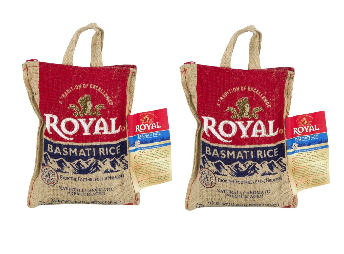 Royal Basmati Rice 20 Pounds (2 Pack)